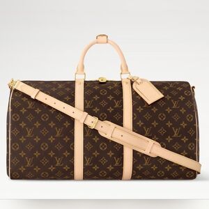 NWOT LOUIS VUITTON Monogram Keepall Bandoulière 50